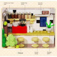 Load image into Gallery viewer, 1116PCS MOC City Street Town Coffee Cafe Shop House Store Model Toy Building Block Brick Gift Kids Compatible Lego