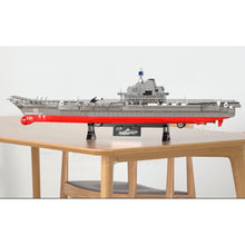 Load image into Gallery viewer, 3094PCS Military WW2 Large PLA Navy Liaoning Class 001 Aircraft Carrier Figure Model Toy Building Block Brick Gift Kids