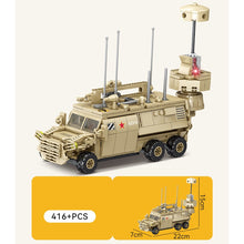 Load image into Gallery viewer, 416PCS Military WW2 Blocking Jamming Vehicle Truck Figure Model Toy Building Block Brick Gift Kids