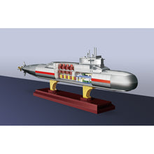 Load image into Gallery viewer, 1020PCS Military WW2 Xia Class 092 Nuclear Submarine Figure Model Toy Building Block Brick Gift Kids Compatible Lego 1:190