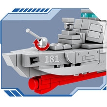 Load image into Gallery viewer, 1015PCS Military 4in1 Type 956 Destroyer Figure Model Toy Building Block Brick Gift Kids Compatible Lego