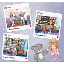 Load image into Gallery viewer, 718PCS MOC Birthday Cute Book Model Figures Toy Building Block Brick Gift Set