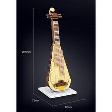 Load image into Gallery viewer, MOC Mini Musical Instrument Guitar Piano Violins Keyboard Lute Model Toy Building Block Brick Gift Kids