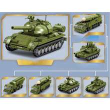 Load image into Gallery viewer, 1260PCS Military Tank Airplane Figure Model Toy Building Block Brick Gift Kids Compatible Lego