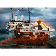 Load image into Gallery viewer, 455PCS Military WW2 Royal Daffodil Cruise Ship Figure Model Toy Building Block Brick Gift Kids