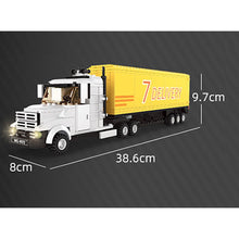 Load image into Gallery viewer, MOC City Container Heavy Goods Transportation Truck Car Vehicle Model Toy Building Block Brick Gift Kids