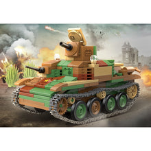 Load image into Gallery viewer, 403PCS Military WW2 Type 92 Heavy Armoured Tank Car Vehicle Figure Model Toy Building Block Brick Gift Kids