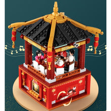 Load image into Gallery viewer, 701PCS MOC Chinese Lunar New Year Dinner Music Box Model Figure Toy Building Block Brick Gift Kids