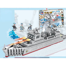 Load image into Gallery viewer, 348PCS Military WW2 Harbin Destroyer Figure Model Toy Building Block Brick Gift Kids
