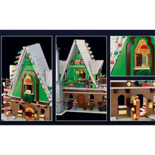 Load image into Gallery viewer, 1452PCS Christmas House Santa Claus Snow Tree Model Building Block Brick Gift Set Kids New Compatible Lego
