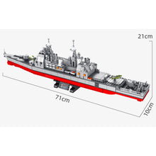 Load image into Gallery viewer, 1526PCS Military WW2 Ticonderoga Class Missile Cruiser Ship US Model Toy Building Block Brick Gift Kids Compatible Lego
