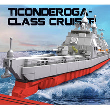 Load image into Gallery viewer, 1526PCS Military WW2 Ticonderoga Class Missile Cruiser Ship US Model Toy Building Block Brick Gift Kids Compatible Lego