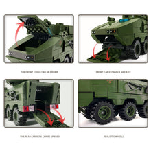 Load image into Gallery viewer, 342PCS Military WW2 BTR-60 Otaman 6x6 Armored Vehicle Car Model Toy Building Block Brick Gift Kids