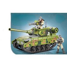 Load image into Gallery viewer, 412PCS Military WW2 ZTQ-15 Light Tank Figure Model Toy Building Block Brick Gift Kids