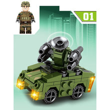 Load image into Gallery viewer, 831PCS MOC 8in1 Mecha Man Figure Model Toy Building Block Brick Gift Kids