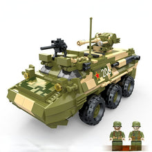 Load image into Gallery viewer, 606PCS Military WW2 WZ-551 Wheeled Armored Vehicle Figure Model Toy Building Block Brick Gift Kids