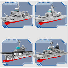 Load image into Gallery viewer, 1015PCS Military 4in1 Type 956 Destroyer Figure Model Toy Building Block Brick Gift Kids Compatible Lego
