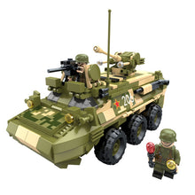 Load image into Gallery viewer, 606PCS Military WW2 WZ-551 Wheeled Armored Vehicle Figure Model Toy Building Block Brick Gift Kids