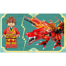 Load image into Gallery viewer, 338PCS MOC Ninja Magna Flame Red Dragon Figure Model Toy Building Block Brick Gift Kids Compatible Lego