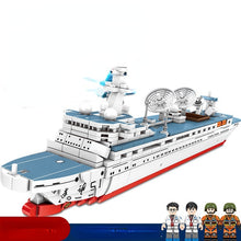 Load image into Gallery viewer, 724PCS MOC Yuanwang 5 Surveying Vessel Ship Model Figure Toy Building Block Brick Gift Kids