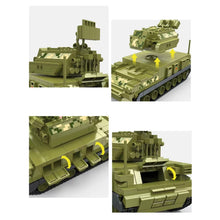 Load image into Gallery viewer, 846PCS Military WW2 HQ-17 Air Defense Missile System Tank Figure Model Toy Building Block Brick Gift Kids Compatible Lego
