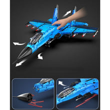 Load image into Gallery viewer, 1481PCS Military WW2 J-15 Air Fighter Plane Figure Model Toy Building Block Brick Gift Kids Compatible Lego