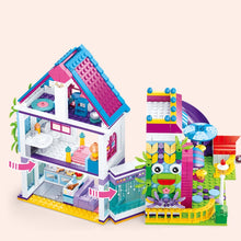 Load image into Gallery viewer, 763PCS MOC Girls Sweet Lake Villa House Home Figure Model Toy Building Block Brick Gift Kids
