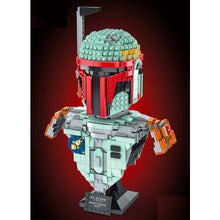 Load image into Gallery viewer, MOC Star War Hunter Trooper Darth Lord Bust Figure Model Toy Building Block Brick Gift Kids