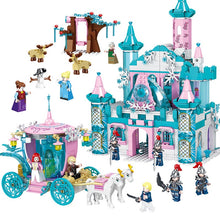 Load image into Gallery viewer, 1030PCS MOC Girls Princess Ice Snow Castle Figure Model Toy Building Block Brick Gift Kids Compatible Lego