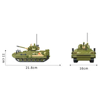 Load image into Gallery viewer, 752PCS Military WW2 ZBD-04 Infantry Fighting Combat Vehicle Figure Model Toy Building Block Brick Gift Kids