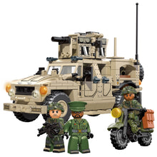 Load image into Gallery viewer, 418PCS Military WW2 M-ATV MRAP Armored Car Vehicle Figure Model Toy Building Block Brick Gift Kids Compatible Lego