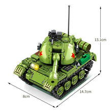 Load image into Gallery viewer, 366PCS MOC Military WW2 Type 59 Medium Tank Figure Model Toy Building Block Brick Gift Kids