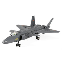 Load image into Gallery viewer, 270PCS Military J-20 Heavy Air Fighter Plane Model Building Block Brick Toy Gift Set Kids New
