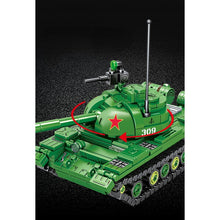 Load image into Gallery viewer, 489PCS MOC Military Type 59 Medium Tank Figure Model Toy Building Block Brick Gift Kids