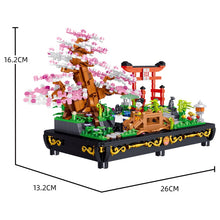 Load image into Gallery viewer, 1286PCS Bonsai Mini Micro Cherry Tree Park Figures Model Building Block Brick Toy Display Gift Set Kids New Compatible Lego