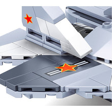 Load image into Gallery viewer, 893PCS Military WW2 2in1 Su-57 Felon Air Fighter Plane Figure Model Toy Building Block Brick Gift Kids
