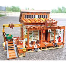 Load image into Gallery viewer, 2027PCS MOC Shipyard Fishing Boat Repair Shop Model Figures Toy Building Block Brick Gift Kids Compatible Lego