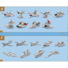 Load image into Gallery viewer, 1260PCS Military Tank Airplane Figure Model Toy Building Block Brick Gift Kids Compatible Lego