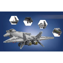 Load image into Gallery viewer, 1033PCS Military WW2 Chengdu J-20 Fire Fang Air Fighter Aircraft Figure Model Toy Building Block Brick Gift Kids Compatible Lego