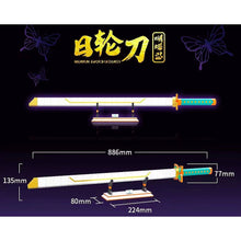 Load image into Gallery viewer, 778PCS MOC Cartoon Comic Nichirin Demon Slayer Mod Kocho Shinobu Sword Blade Educational Toy Model Building Block Brick Gift Kids Display