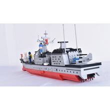 Load image into Gallery viewer, 563PCS Military WW2 PLA Renhai Class Type 055 Destroyer Battle Ship Figure Model Toy Building Block Brick Gift Kids
