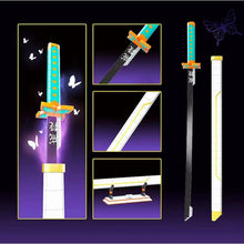 Load image into Gallery viewer, 778PCS MOC Cartoon Comic Nichirin Demon Slayer Mod Kocho Shinobu Sword Blade Educational Toy Model Building Block Brick Gift Kids Display