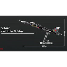 Load image into Gallery viewer, 707PCS Military SU-47 Golden Eagle Air Fighter Plane Figures Model Building Block Brick Toy Gift Set Kids New