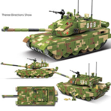 Load image into Gallery viewer, 1916PCS Military 99A Main Battle Tank Model Figures Toys Building Block Brick Gift Set Kids New Compatible Lego