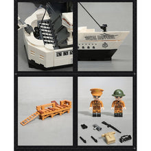 Load image into Gallery viewer, 455PCS Military WW2 Royal Daffodil Cruise Ship Figure Model Toy Building Block Brick Gift Kids