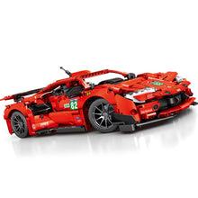 Load image into Gallery viewer, 1374PCS MOC Technic Speed 488 Super Racing Sports Car Model Toy Building Block Brick Gift Kids Compatible Lego 1:14
