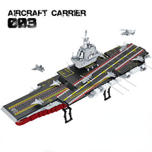 Load image into Gallery viewer, 1832PCS Military WW2 003 Aircraft Carrier China Ship Model Toy Building Block Brick Gift Kids Compatible Lego