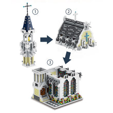 Load image into Gallery viewer, 4752PCS MOC City Street Architecture Medieval Church Model Toy Building Block Brick Gift Kids Compatible Lego