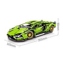 Load image into Gallery viewer, 1254PCS Technic Sian Super Racing Sports Car Model Toy Building Block Brick Gift Kids Compatible Lego