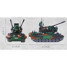 Load image into Gallery viewer, 1352PCS WW2 Flakpz Gepard Tank Model Toy Building Block Brick Gift Kids Compatible Lego